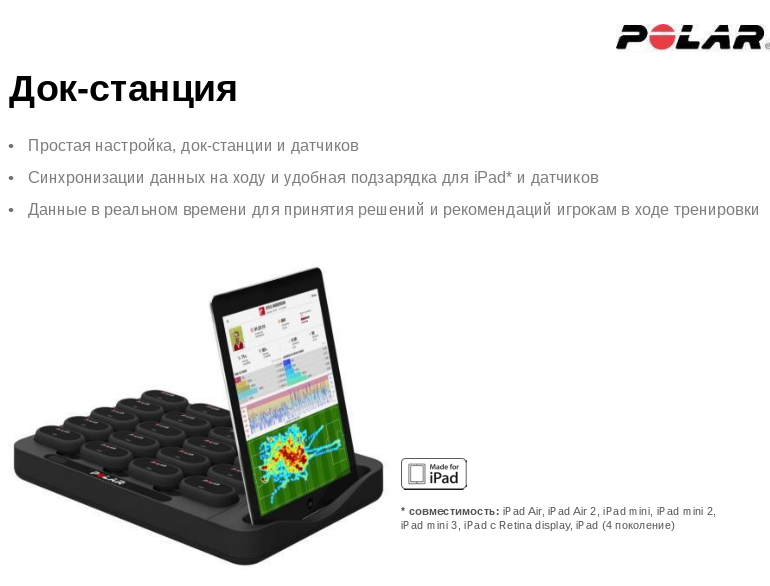 Док-станция POLAR TEAM PRO